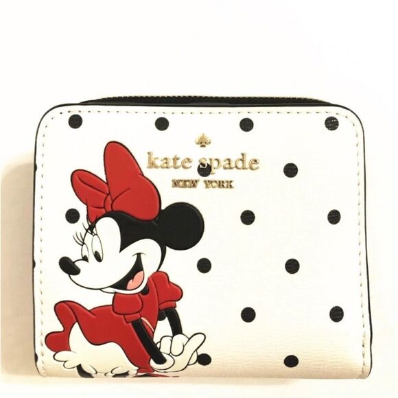Disney x Kate Spade New York Minnie Zip Around Wallet - Picture 1 of 8